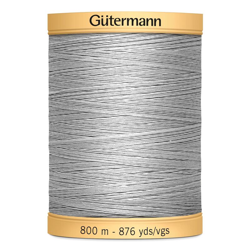 Gutermann Cotton Thread, 800m (876yds) #618 Sandy Grey