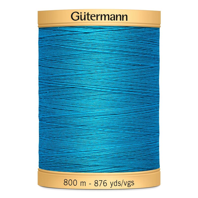 Gutermann Cotton Thread, 800m (876yds) #6745 Aqua Marine