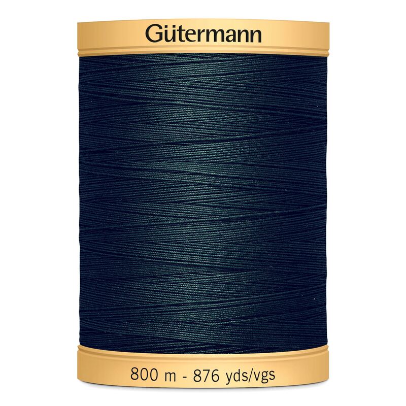 Gutermann Cotton Thread 800m (876yds), #8113, Hunter Green