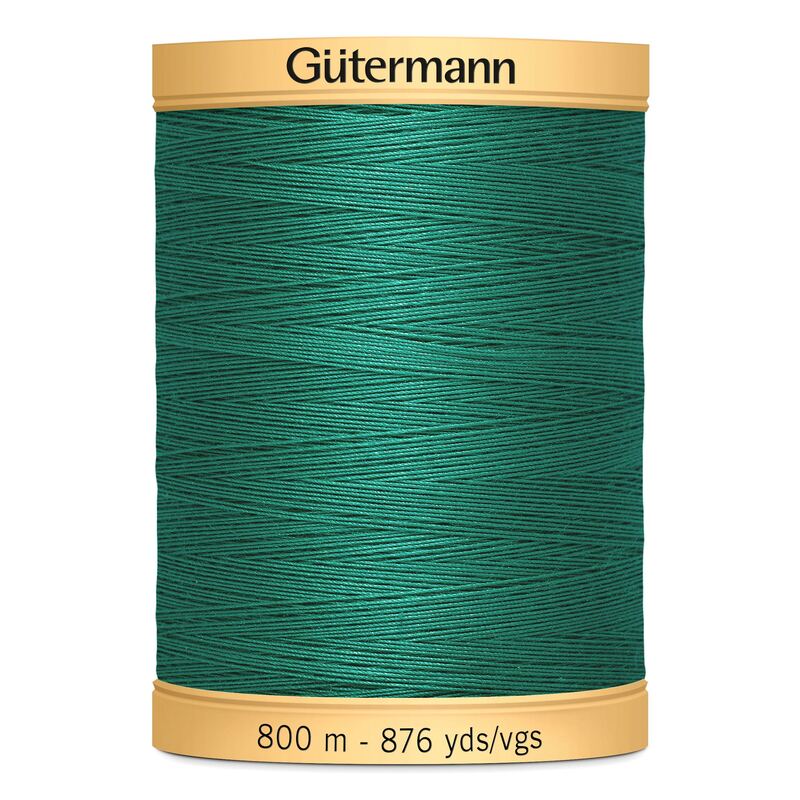 Gutermann Cotton Thread, 800m (876yds) #8244 Garden Green