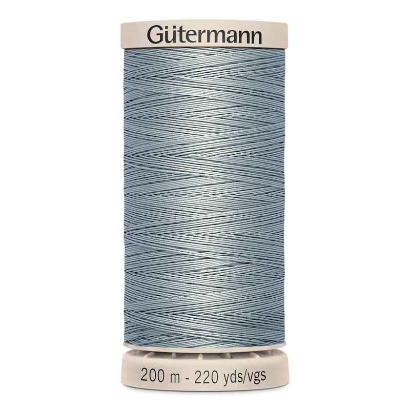 Waxed Cotton Quilting Thread # 6506 SCHOOL GREY, 200m Spool