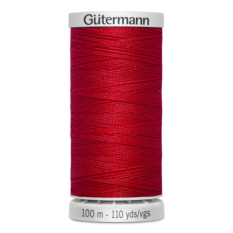 Gutermann Extra Strong Polyester Thread, Colour 156 RED, 100m Spool