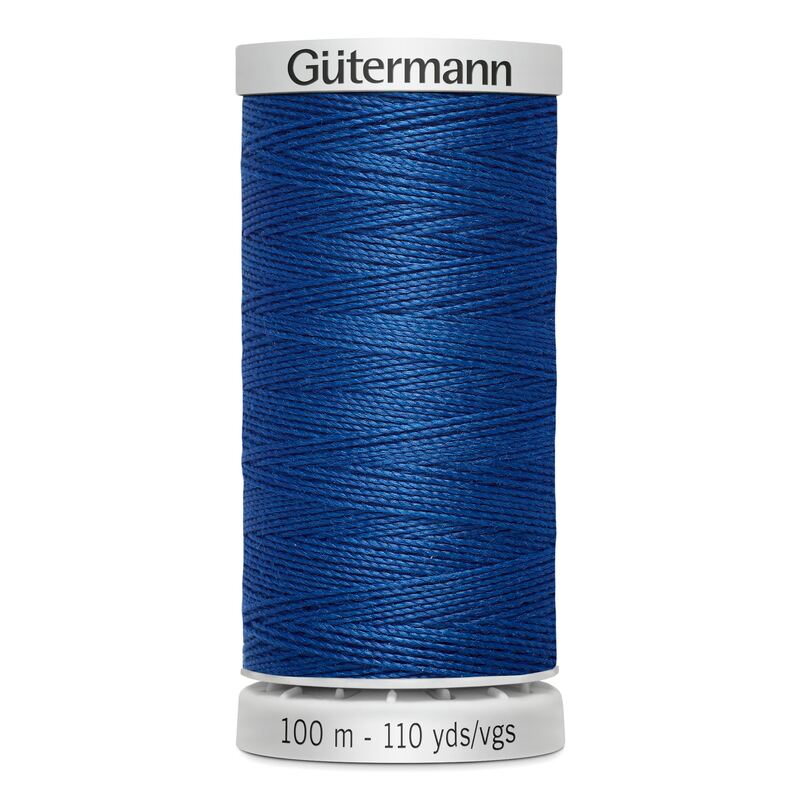 Gutermann Extra Strong Polyester Thread, #214 ROYAL BLUE, 100m Spool