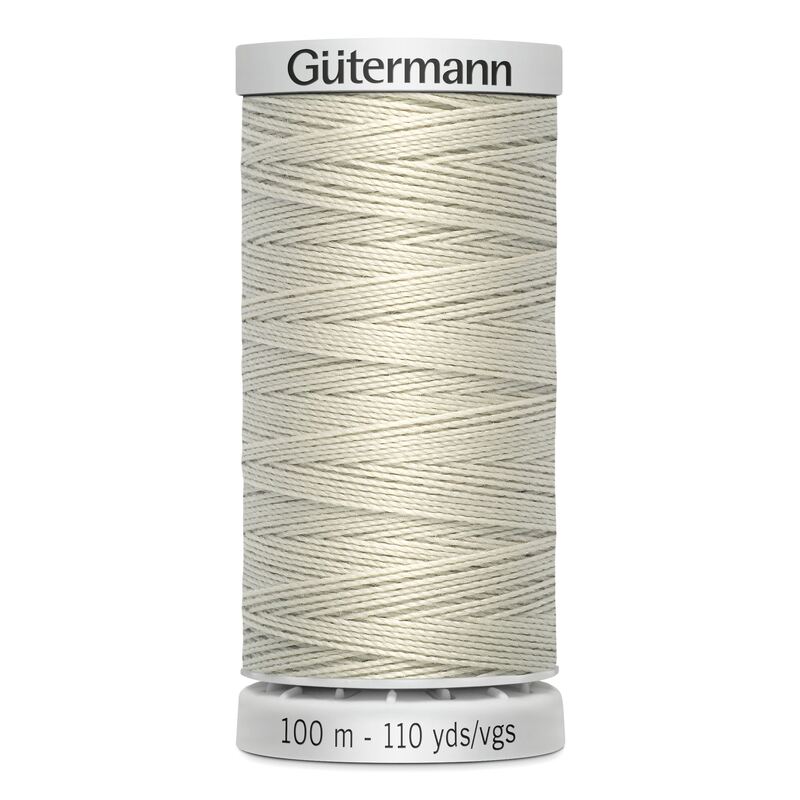 Gutermann Extra Strong Polyester Thread, #299 LIGHT BEIGE GREY, M782, 100m Spool