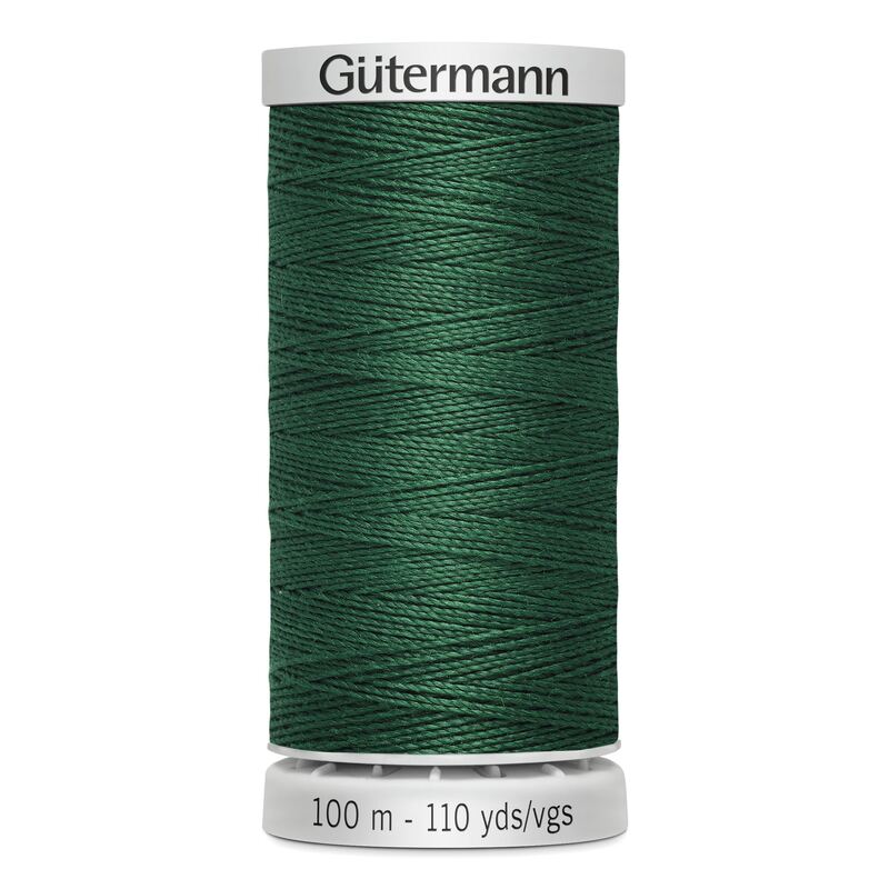 Gutermann Extra Strong Polyester Thread, #340 DARK GREEN, 100m Spool