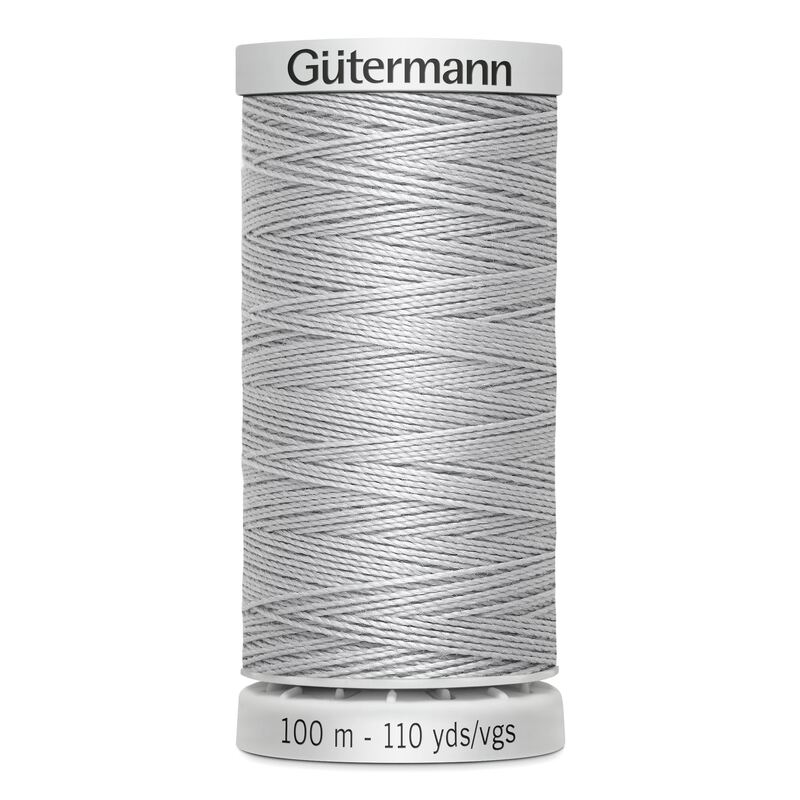 Gutermann Extra Strong Polyester Thread, #38 LIGHT GREY, 100m Spool