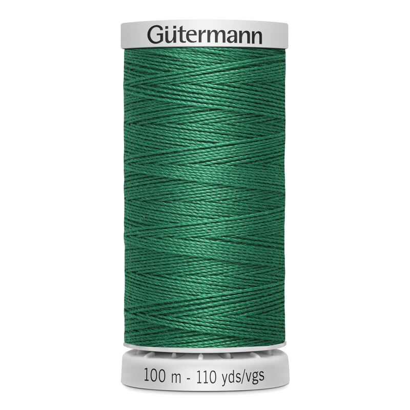 Gutermann Extra Strong Polyester Thread, #402 DARK EMERALD GREEN, 100m Spool