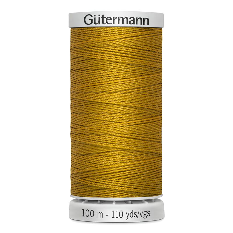 Gutermann Extra Strong Polyester Thread, #412 DARK GOLD, M782, 100m Spool