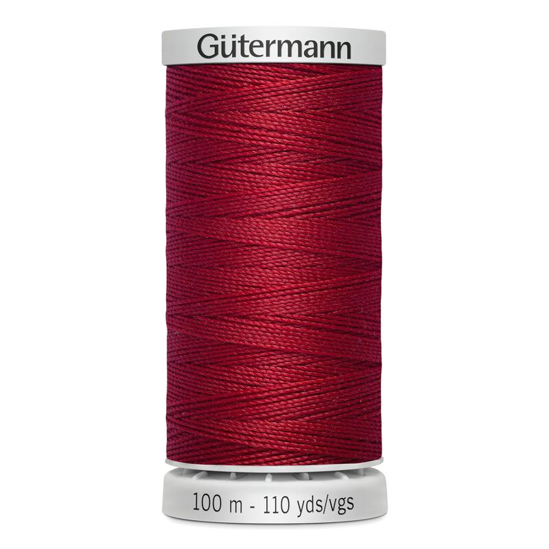 Gutermann Extra Strong Polyester Thread, #46 DARK RED, M782, 100m Spool