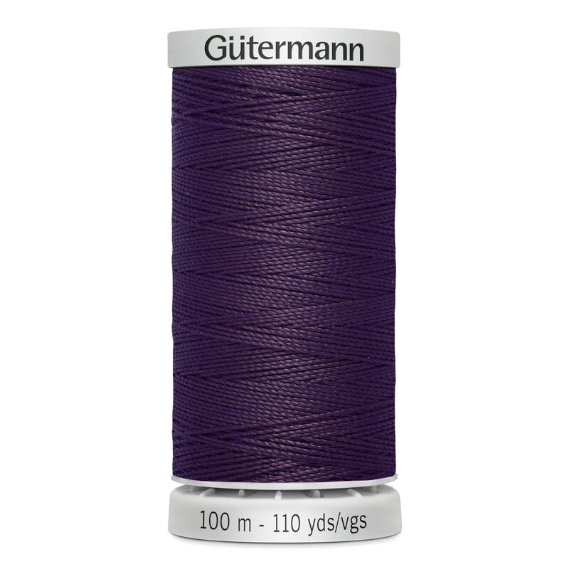Gutermann Extra Strong Polyester Thread, Colour 512 DARK GRAPE, 100m Spool