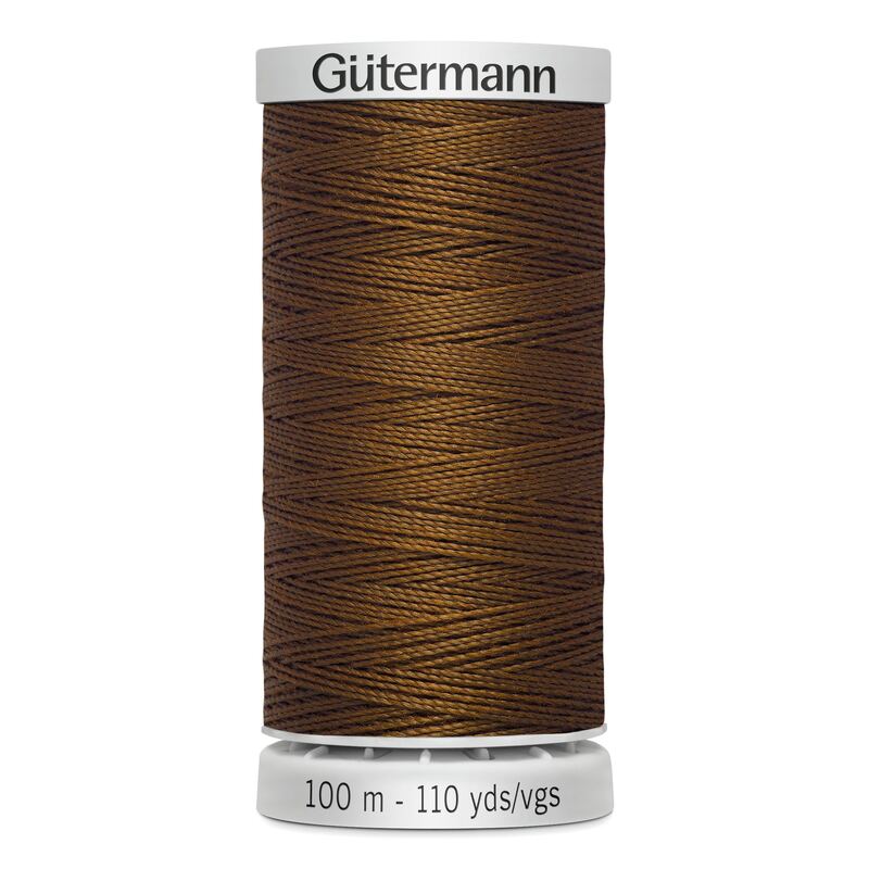 Gutermann Extra Strong Polyester Thread, #650 DARK MAHOGANY, 100m Spool