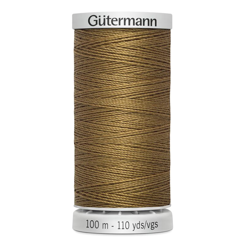 Gutermann Extra Strong Polyester Thread, #887 DARK YELLOW BEIGE, M782, 100m Spool