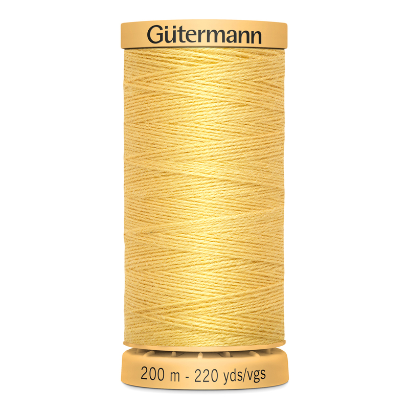 Gutermann Tacking Thread #758 YELLOW, for Basting, 200m Spool
