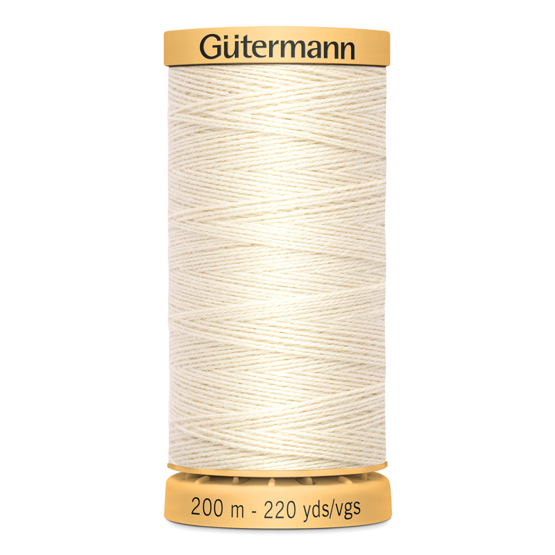 Gutermann Tacking Thread #919 CREAM, for Basting, 200m Spool