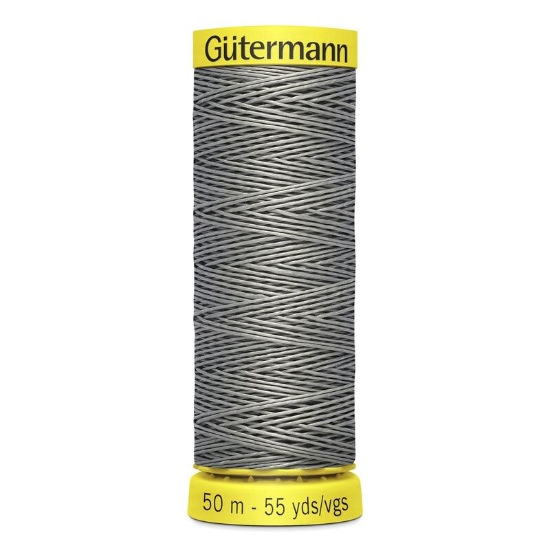 Gutermann Thread Linen 50m Spool #5905 Grey, A Strong Natural Thread