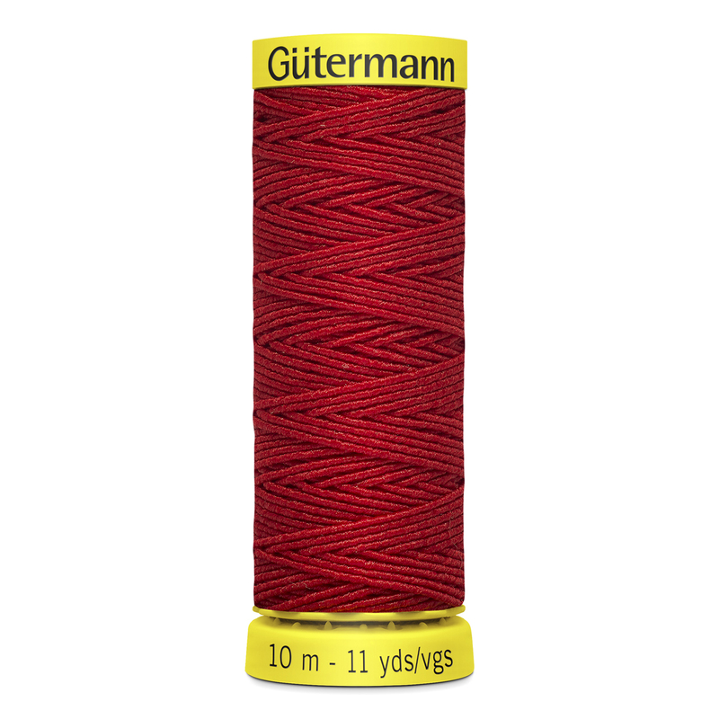 Gutermann RED Shirring Elastic Thread #2063, 10m Spool