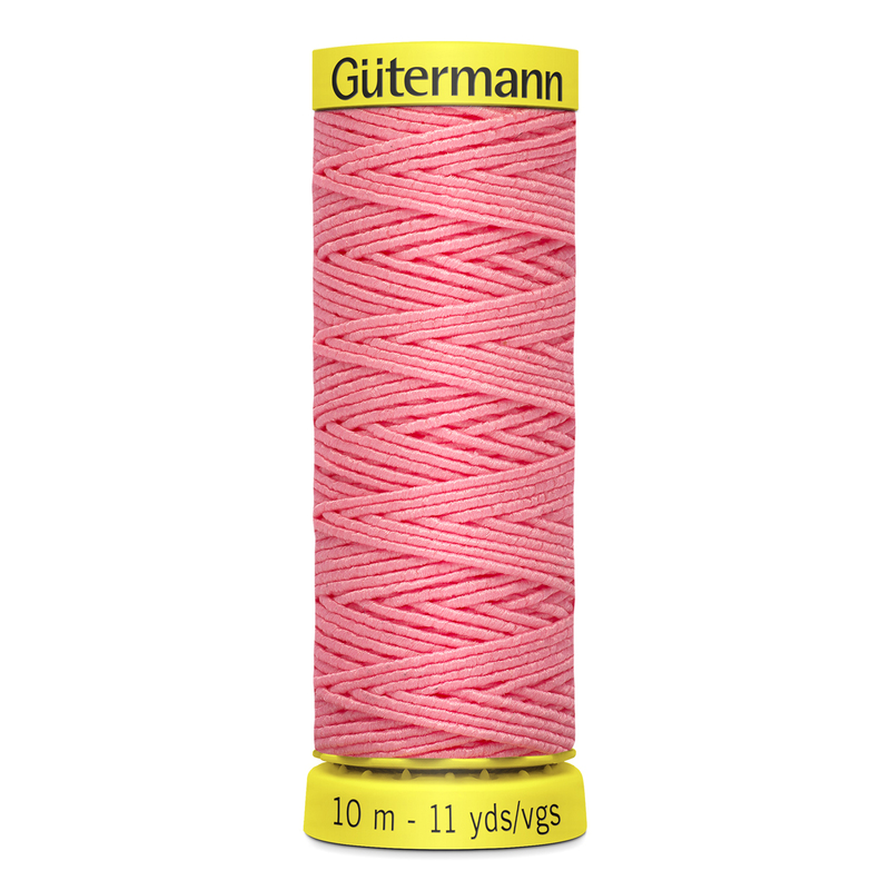 Gutermann PINK Shirring Elastic Thread #2747, 10m Spool