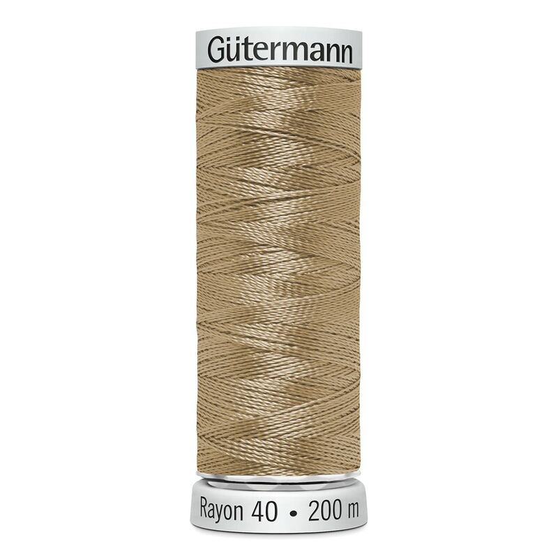 Gutermann Rayon 40 #1055 BARK, 200m Machine Embroidery Thread