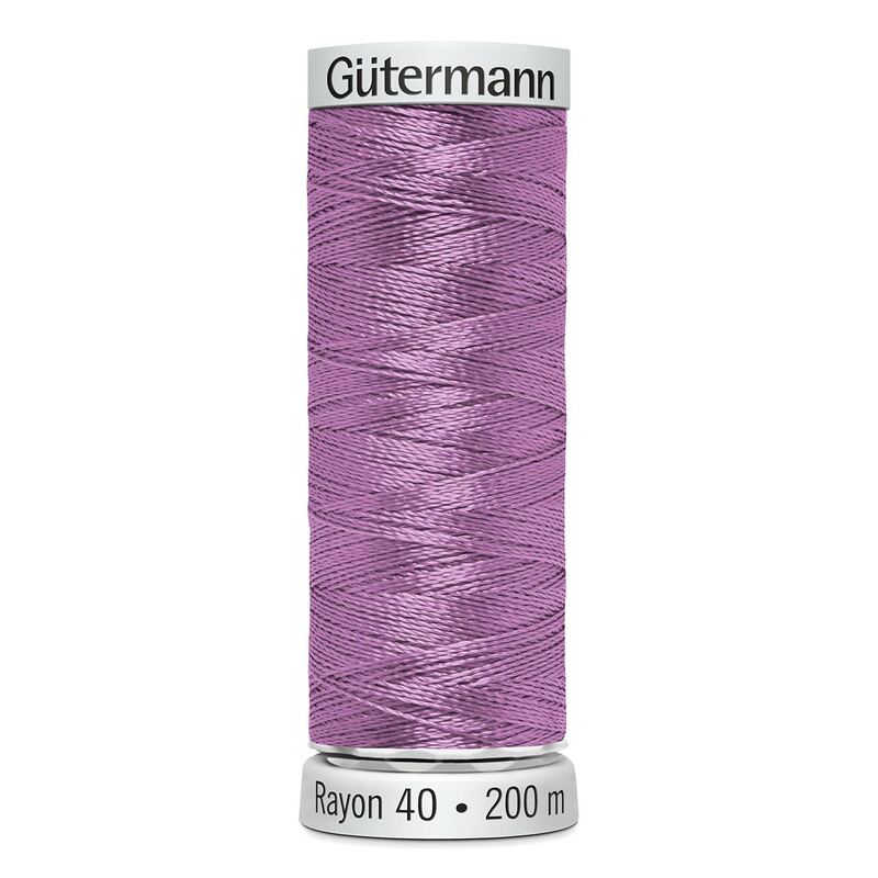 Gutermann Rayon 40 #1080 ORCHID, 200m Machine Embroidery Thread