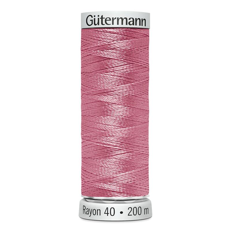 Gutermann Rayon 40 #1108 LIGHT MAUVE, 200m Machine Embroidery Thread