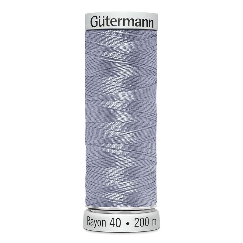 Gutermann Rayon 40 #1165 LIGHT SKY BLUE, 200m Machine Embroidery Thread