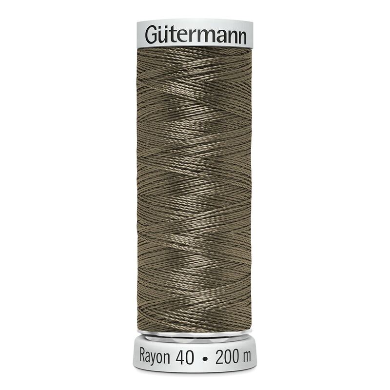 Gutermann Rayon 40 #1180 MEDIUN TAUPE, 200m Machine Embroidery Thread