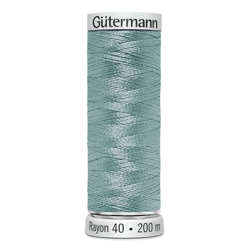 Gutermann Rayon 40 #1204 PASTEL JADE, 200m Machine Embroidery Thread