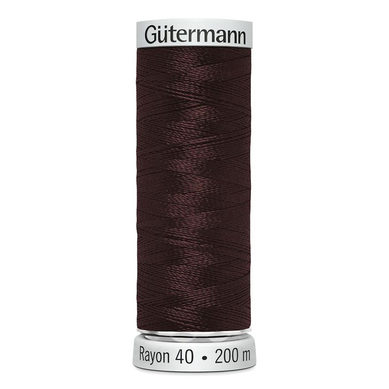 Gutermann Rayon 40 #1215 BLACKBERRY, 200m Machine Embroidery Thread