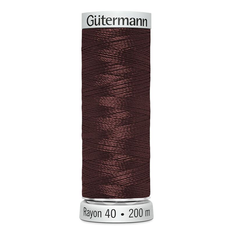 Gutermann Rayon 40 #1264 COGNAC, 200m Machine Embroidery Thread