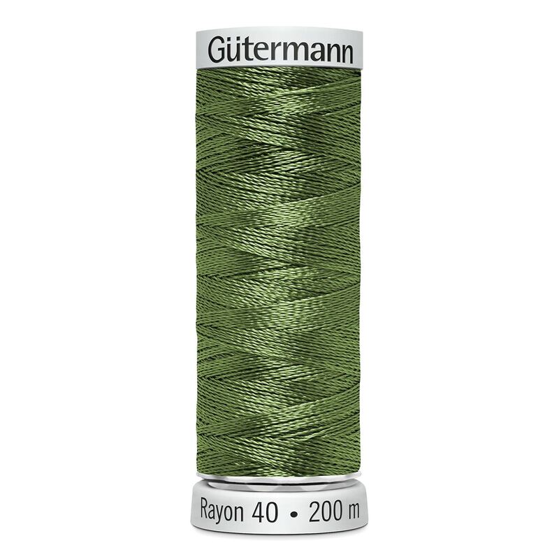 Gutermann Rayon 40 #1276 PISTACHIO, 200m Machine Embroidery Thread
