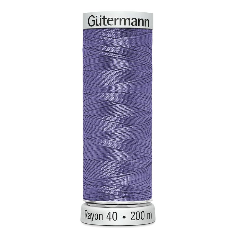 Gutermann Rayon 40 #1296 HYACINTH, 200m Machine Embroidery Thread