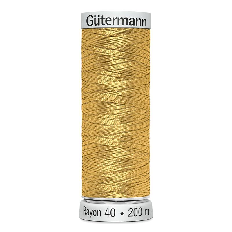 Gutermann Rayon 40 #502 CORNSILK, 200m Machine Embroidery Thread