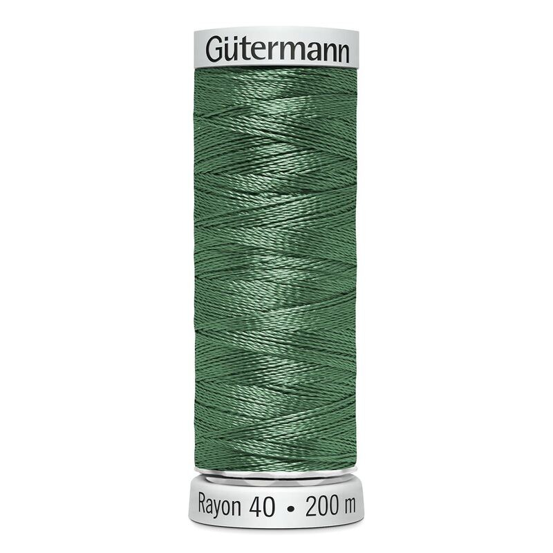 Gutermann Rayon 40 #580 MINT JULEP, 200m Machine Embroidery Thread