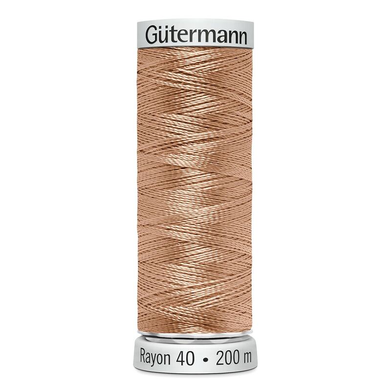 Gutermann Rayon 40 #619 DUSTY PINK, 200m Machine Embroidery Thread