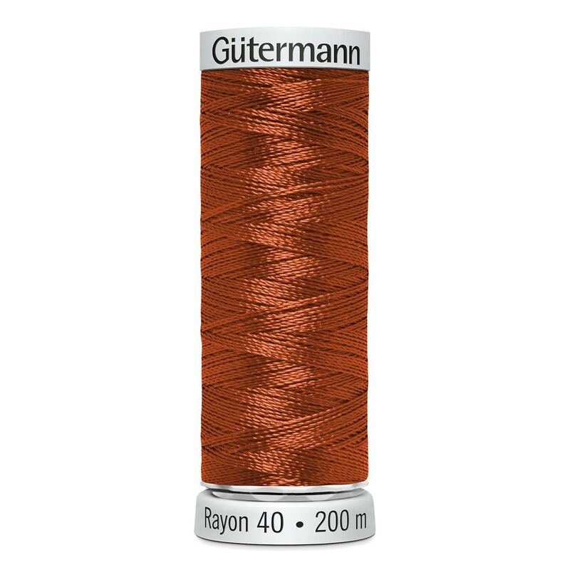 Gutermann Rayon 40 #621 SUNSET, 200m Machine Embroidery Thread