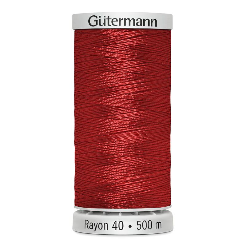 Gutermann Rayon 40 #1037 LIGHT RED, 500m Machine Embroidery Thread