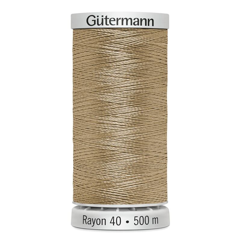 Gutermann Rayon 40 #1055 BARK, 500m Machine Embroidery Thread