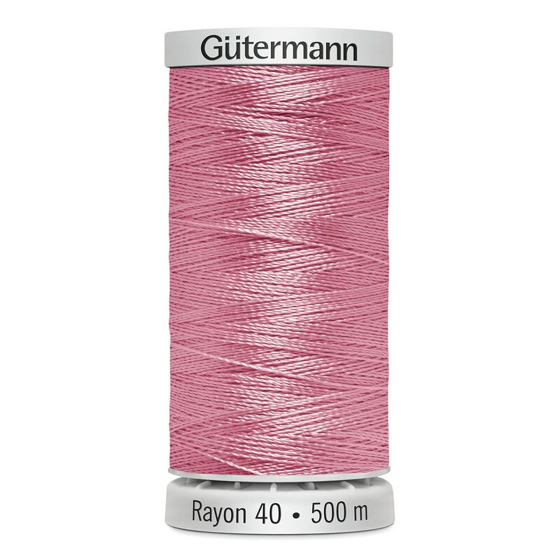 Gutermann Rayon 40 #1108 LIGHT MAUVE, 500m Machine Embroidery Thread