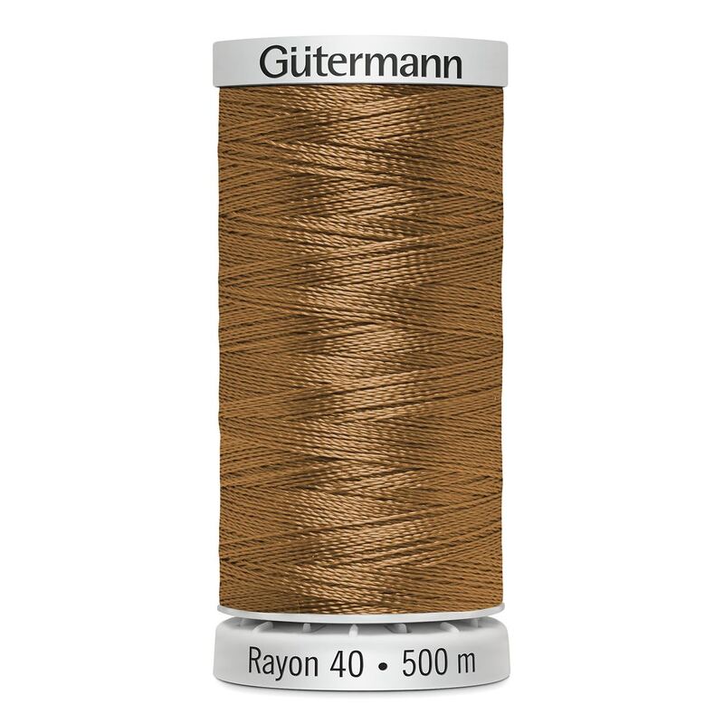 Gutermann Rayon 40 #1126 TAN, 500m Machine Embroidery Thread