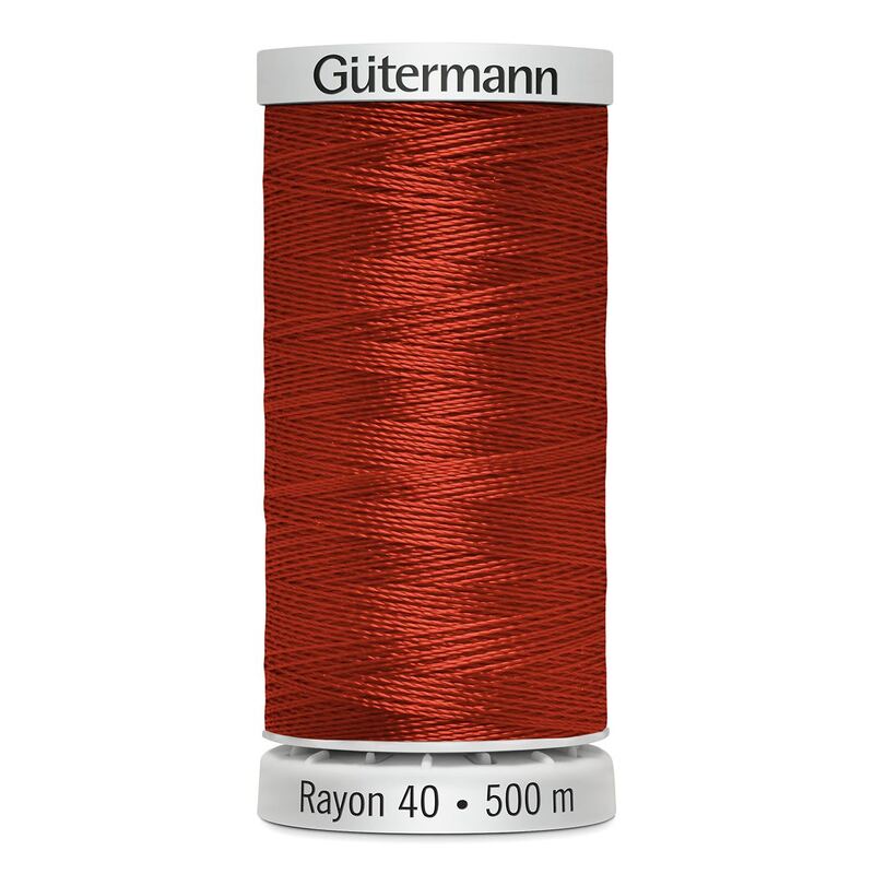 Gutermann Rayon 40 #1246 ORANGE FLAME, 500m Machine Embroidery Thread