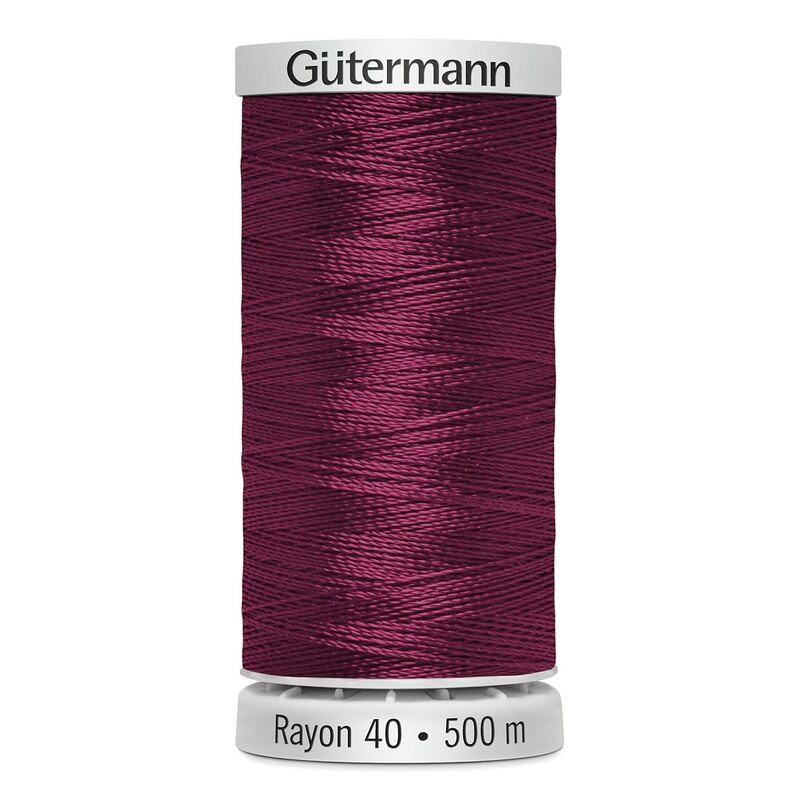 Gutermann Rayon 40 #1309 MAGENTA, 500m Machine Embroidery Thread