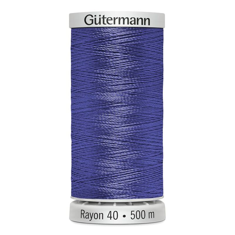Gutermann Rayon 40 #1561 DEEP HYACINTH, 500m Machine Embroidery Thread