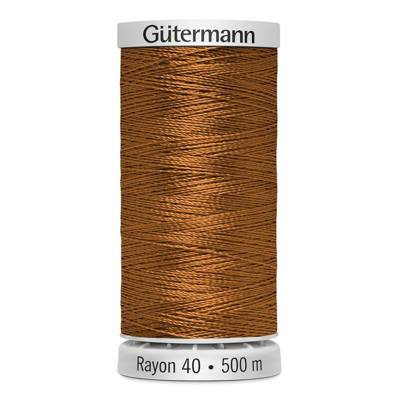 Gutermann Rayon 40 #568 CINNAMON, 500m Machine Embroidery Thread