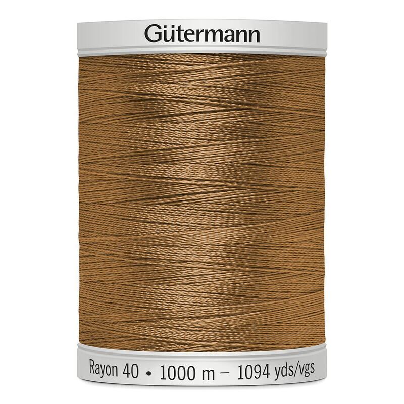Gutermann Rayon 40 #1126 TAN, 1000m Machine Embroidery Thread