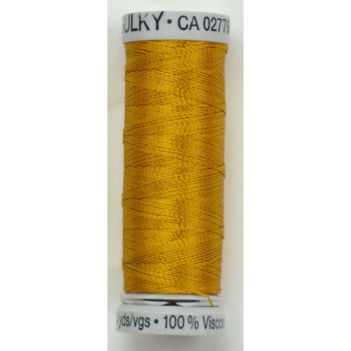 Gutermann Rayon 30, #1025 MINE GOLD, 150m Machine Embroidery Thread