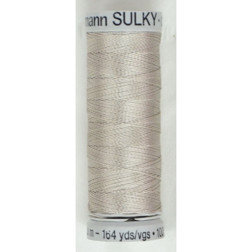 Gutermann Rayon 30, #1085 SILVER, 150m Machine Embroidery Thread