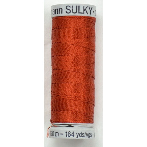 Gutermann Rayon 30, #1181 RED RUST, 150m Machine Embroidery Thread