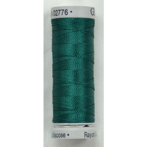 Gutermann Rayon 30, #1230 DARK TEAL, 150m Machine Embroidery Thread