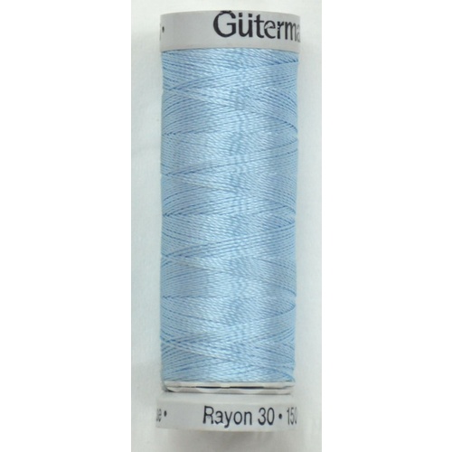 Gutermann Rayon 30, #1248 MEDIUM PASTEL BLUE, 150m Machine Embroidery Thread