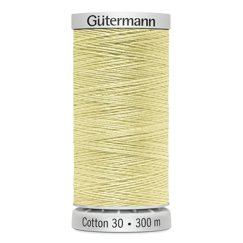 Gutermann Cotton 30 #1061 LIGHT YELLOW 300m Embroidery & Quilting Thread